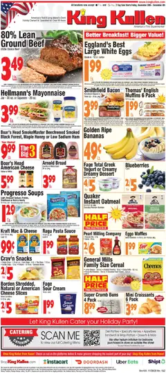 Ad Preview of King Kullen Weekly Ad from 11/28/2025 | Page: 1