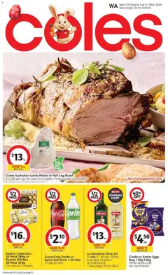 Preview of catalogue Coles Catalogue - 25th March from shop Coles valid 24/03/2026