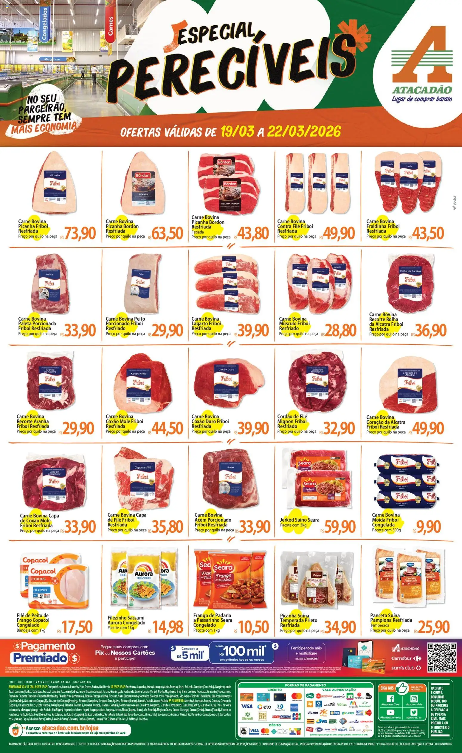 Pré-Visualização do folheto "Atacadão ofertas - SP" da loja Atacadão válido a partir de 19/03/2026