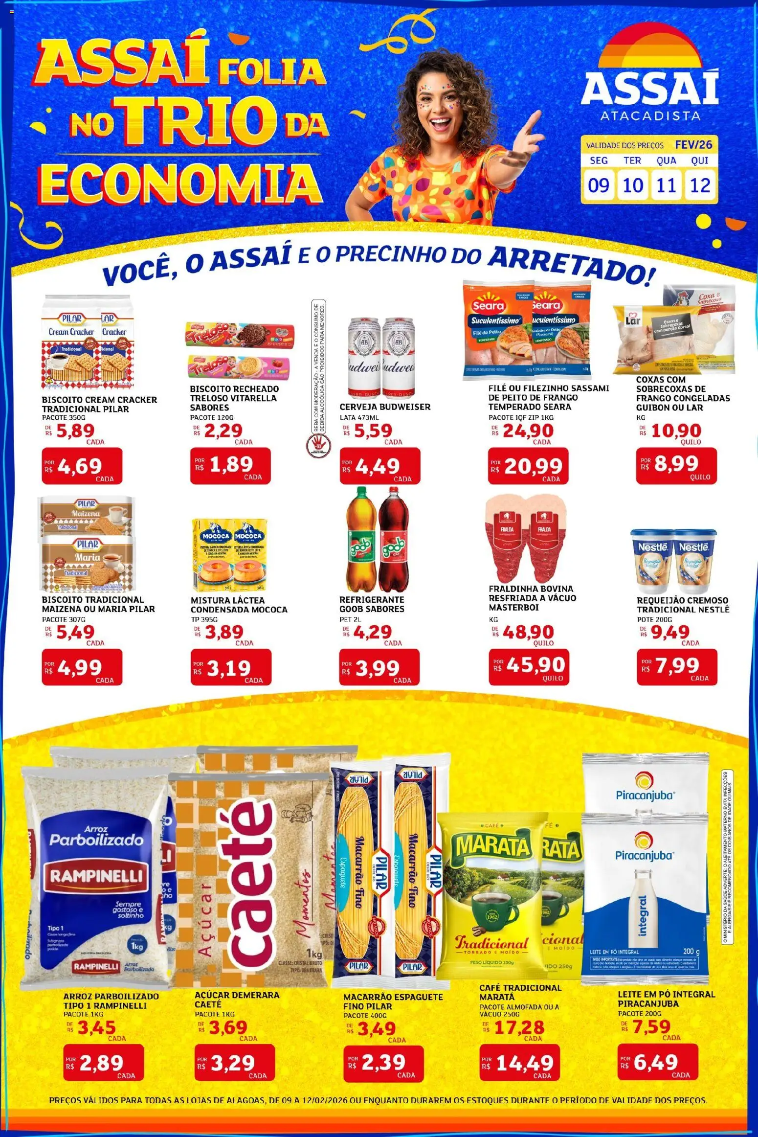 Pré-Visualização do folheto "Encarte - AL" da loja Assaí Atacadista válido a partir de 09/02/2026