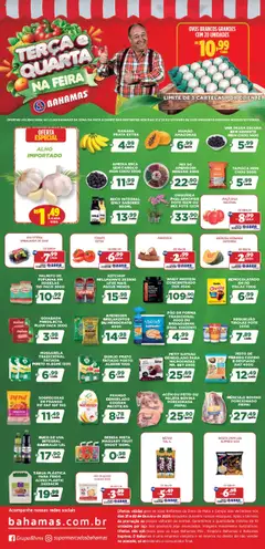 Pré-Visualização do folheto "Ofertas Terça e Quarta na Feira" da loja Bahamas Supermercados válido a partir de 21/10/2025