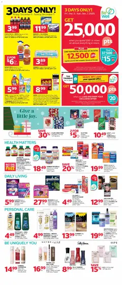 Preview of leaflet Weekly flyer / circulaire from shop Rexall is valid from Dec 05, 2025 | Page: 2