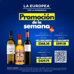 Vista previa las ofertas de la tienda La Europea - Catálogo Promoción de la semana desde el 16/02/2026 