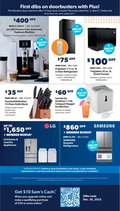 Ad Preview of Sam's Club Instant Savings Book December from 12/03/2025 | Page: 7