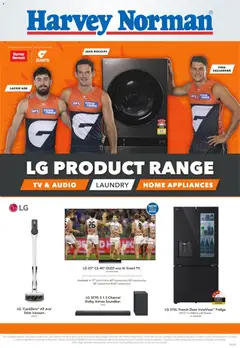 Preview of catalogue Harvey Norman LG Product Range from shop Harvey Norman valid 25/03/2026