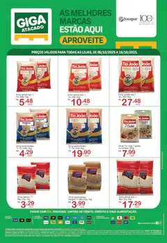 Pré-Visualização do folheto "Ofertas Josapar" da loja GIGA Atacado válido a partir de 06/10/2025