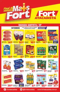 Pré-Visualização do folheto "Ofertas Final de Semana" da loja Fort Atacadista válido a partir de 20/09/2025