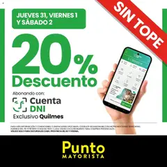 Vista previa del folleto de la tienda Punto Mayorista válido desde el 31/07/2025 