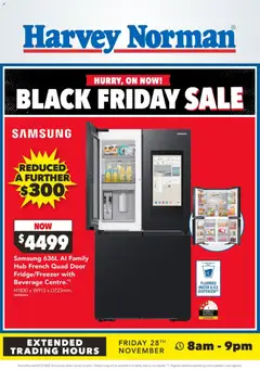 Preview of catalogue Black Friday from shop Harvey Norman valid 27 Nov 2025