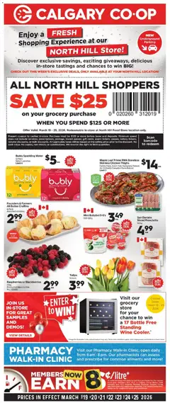 Preview of leaflet Calgary Co-op weekly flyer / circulaire from shop Calgary Co-op is valid from Mar 19, 2026