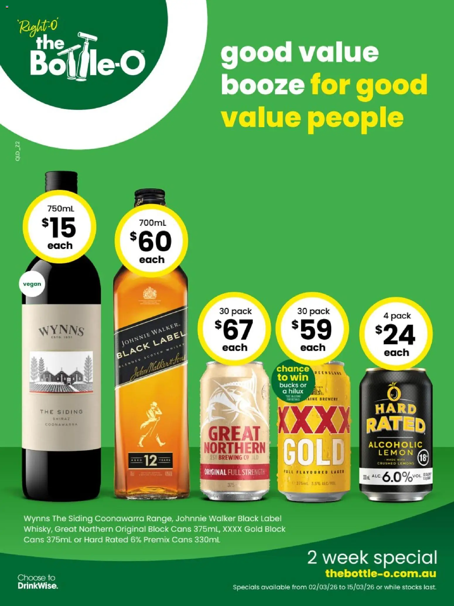 Preview of catalogue The Bottle-O catalogue BUNDABERG from shop The Bottle-O valid 02/03/2026