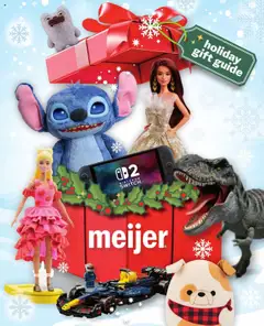 Ad Preview of Meijer Holiday Gift Guide from 10/08/2025