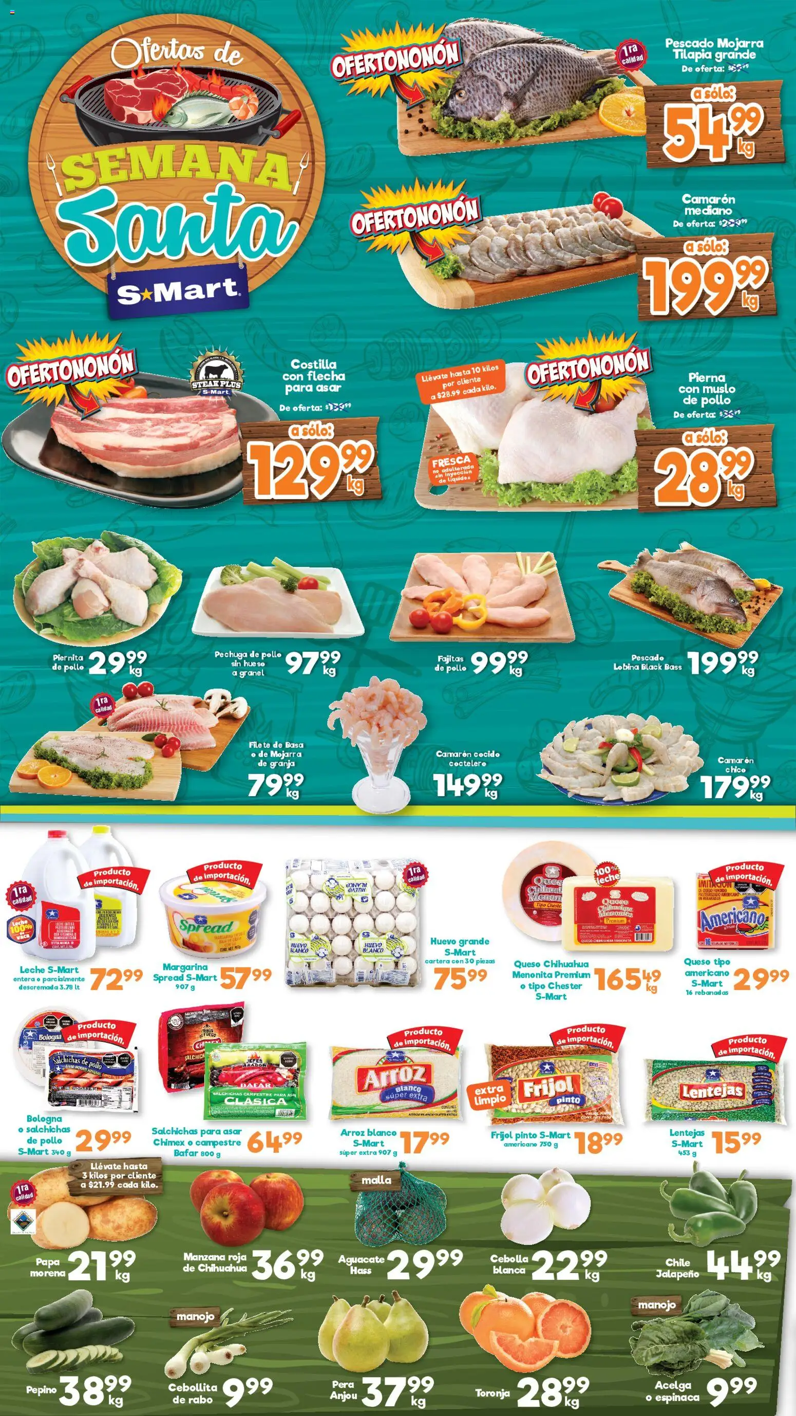Vista previa las ofertas de la tienda S-Mart - S-Mart folleto Nuevo Laredo desde el 04/04/2026 