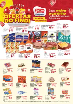 Pré-Visualização do folheto "Ofertas FDS" da loja Novo Atacarejo válido a partir de 23/10/2025