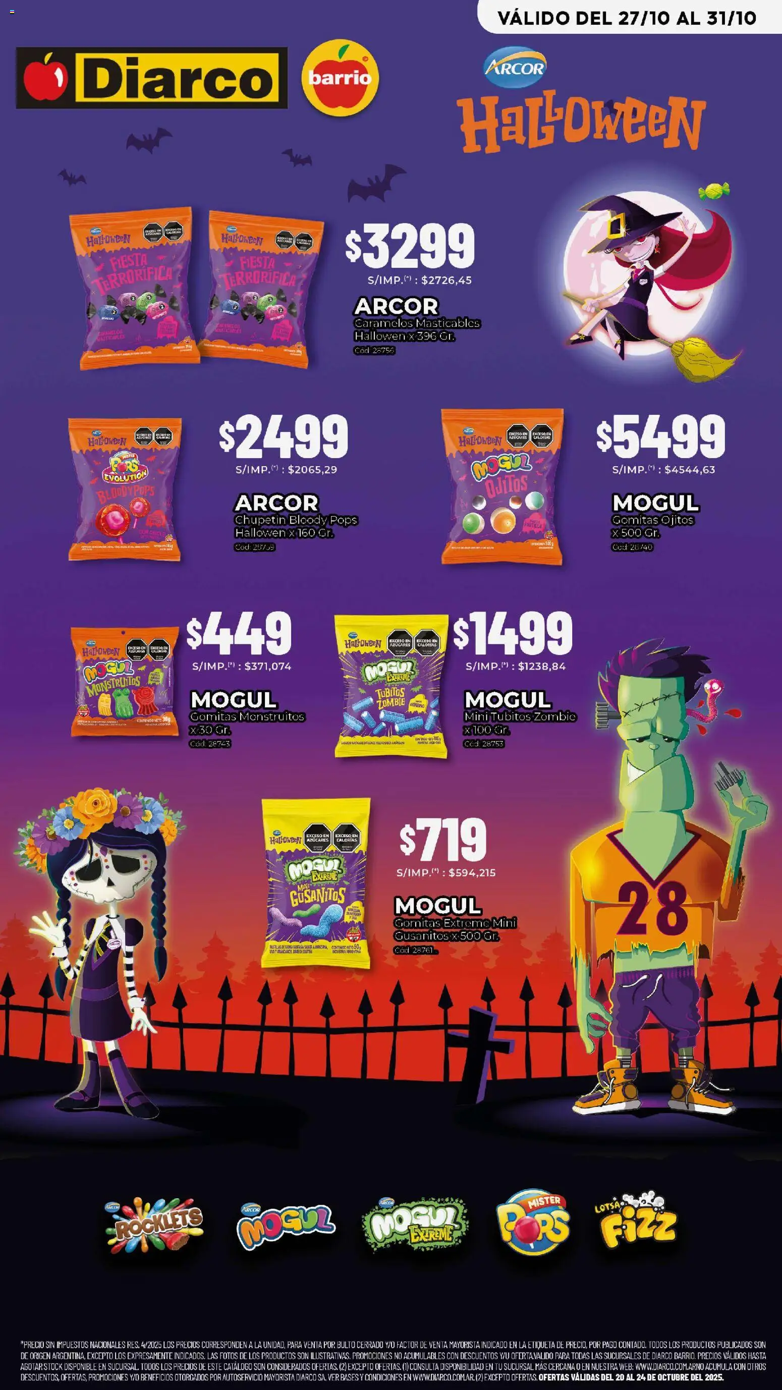 Diarco Especial Halloween del 27/10/2025 Online