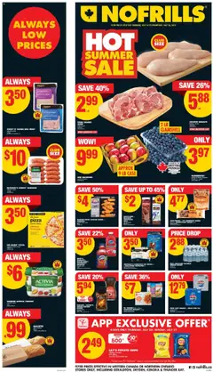 Un aperçu du dépliant Weekly Flyer - AB du magasin No Frills est valide à partir 24 juill. 2025