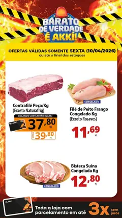 Pré-Visualização do folheto "Akki Atacadista ofertas do Dia" da loja Akki Atacadista válido a partir de 10/04/2026