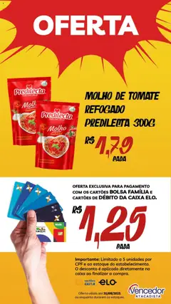 Pré-Visualização do folheto "Ofertas da semana" da loja Vencedor Atacadista válido a partir de 12/08/2025