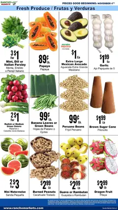 Ad Preview of Rancho Markets Weekly Ad from 11/04/2025 | Page: 3
