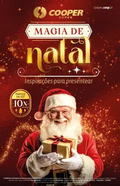 Pré-Visualização do folheto "Ofertas Magia de Natal SUPER" da loja Cooper válido a partir de 03/12/2025