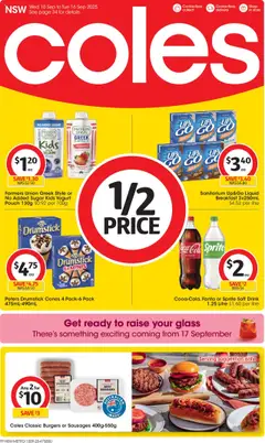 Preview of catalogue Catalogue NSW from shop Coles valid 10/09/2025