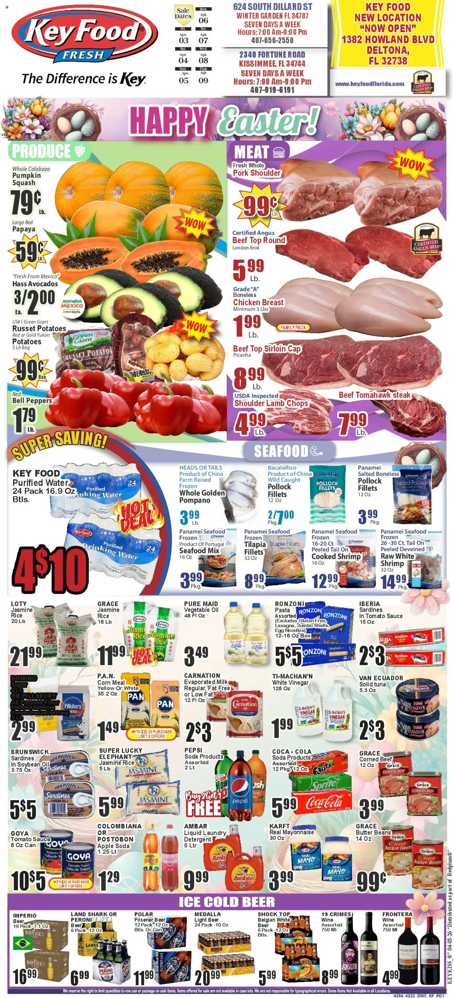 Ad Preview of Key Food Key Food Weekly Ad from 04/03/2026