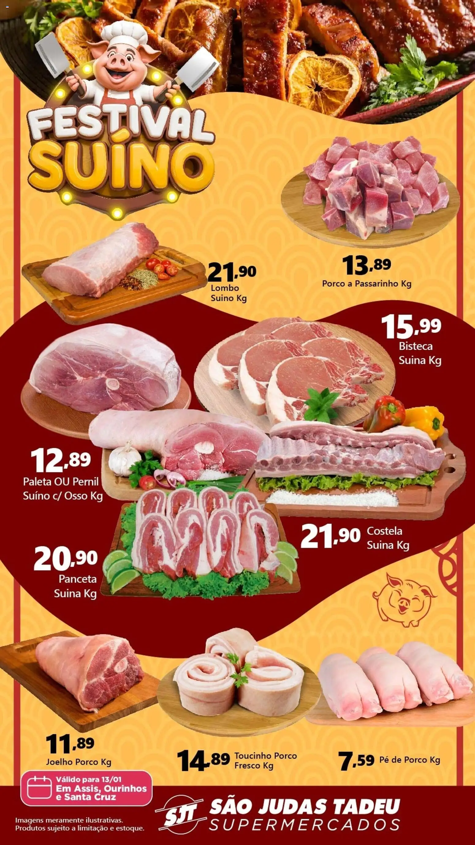 Pré-Visualização do folheto "Ofertas da semana" da loja São Judas Tadeu válido a partir de 13/01/2026