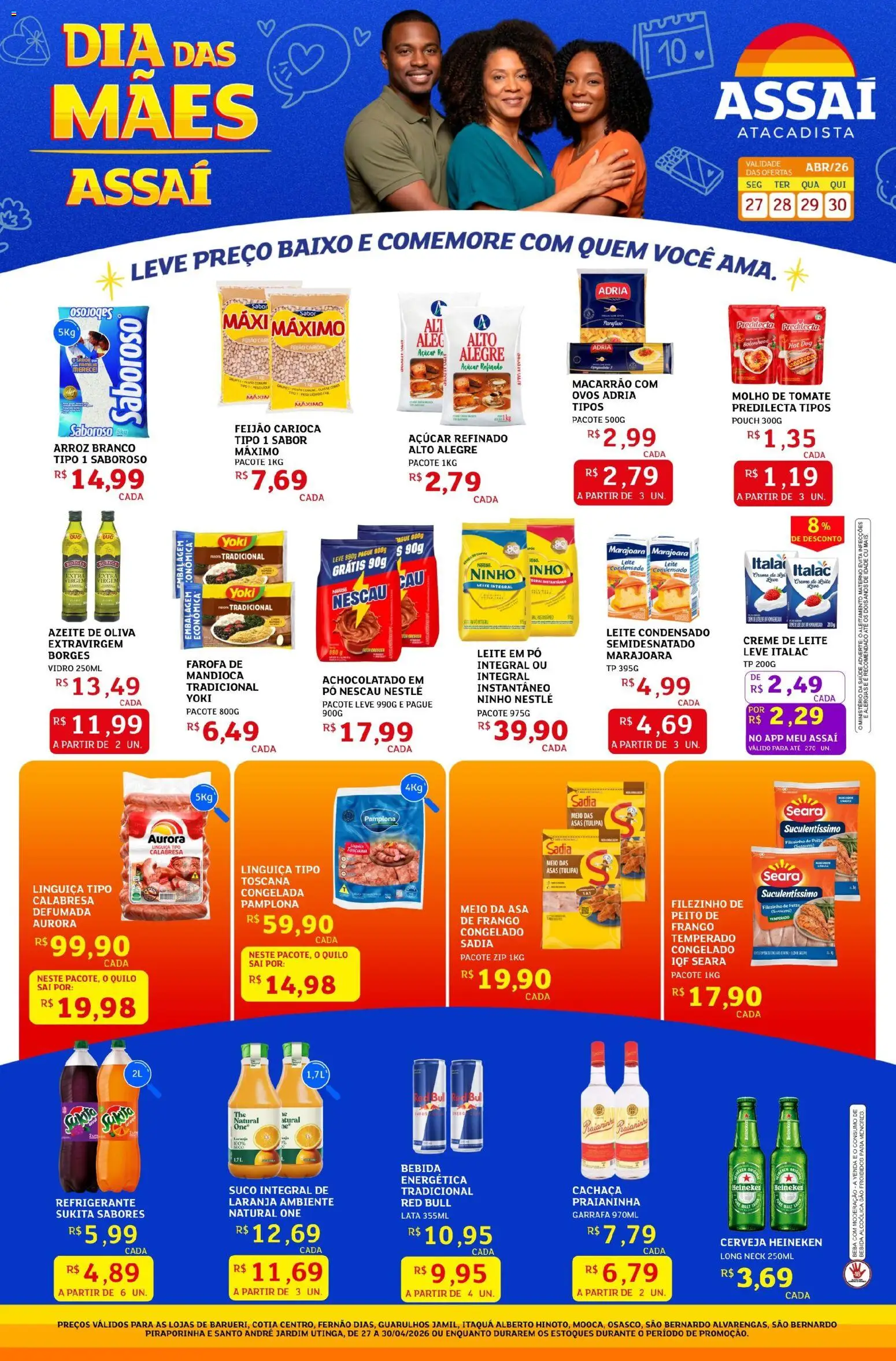 Pré-Visualização do folheto "Assaí Atacadista ofertas - SP" da loja Assaí Atacadista válido a partir de 27/04/2026