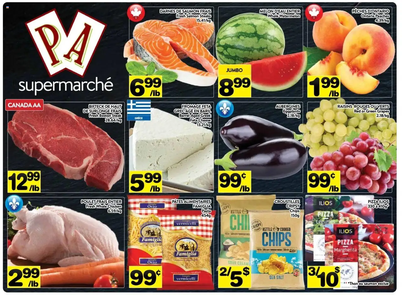 Pa Supermarché flyer valid from Aug 11, 2025 - page number 1