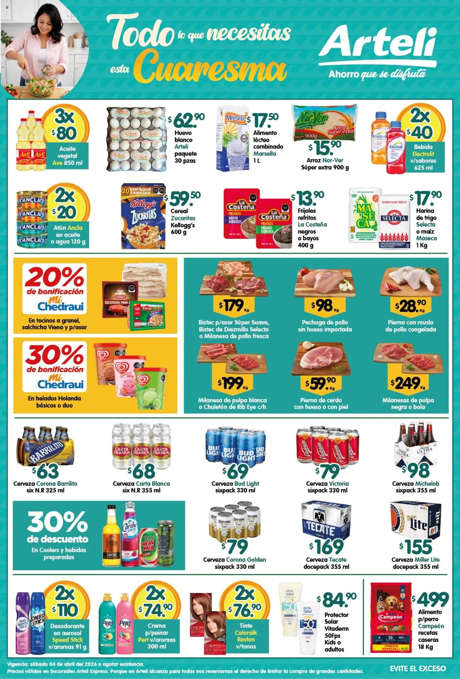 Vista previa las ofertas de la tienda Arteli - Arteli folleto Express desde el 04/04/2026 