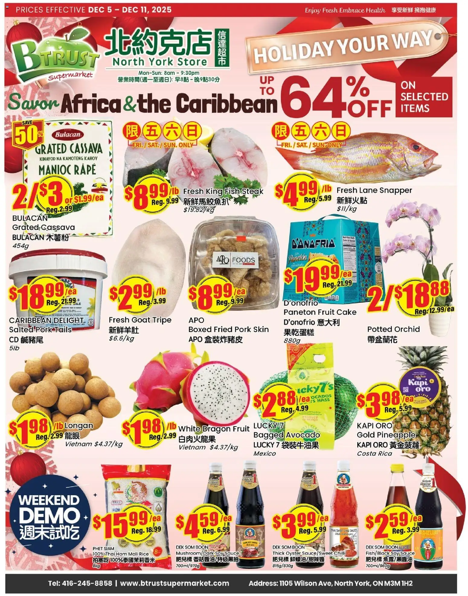 Preview of leaflet Weekly Flyer - Wilson from shop Btrust Supermarket is valid from Dec 05, 2025