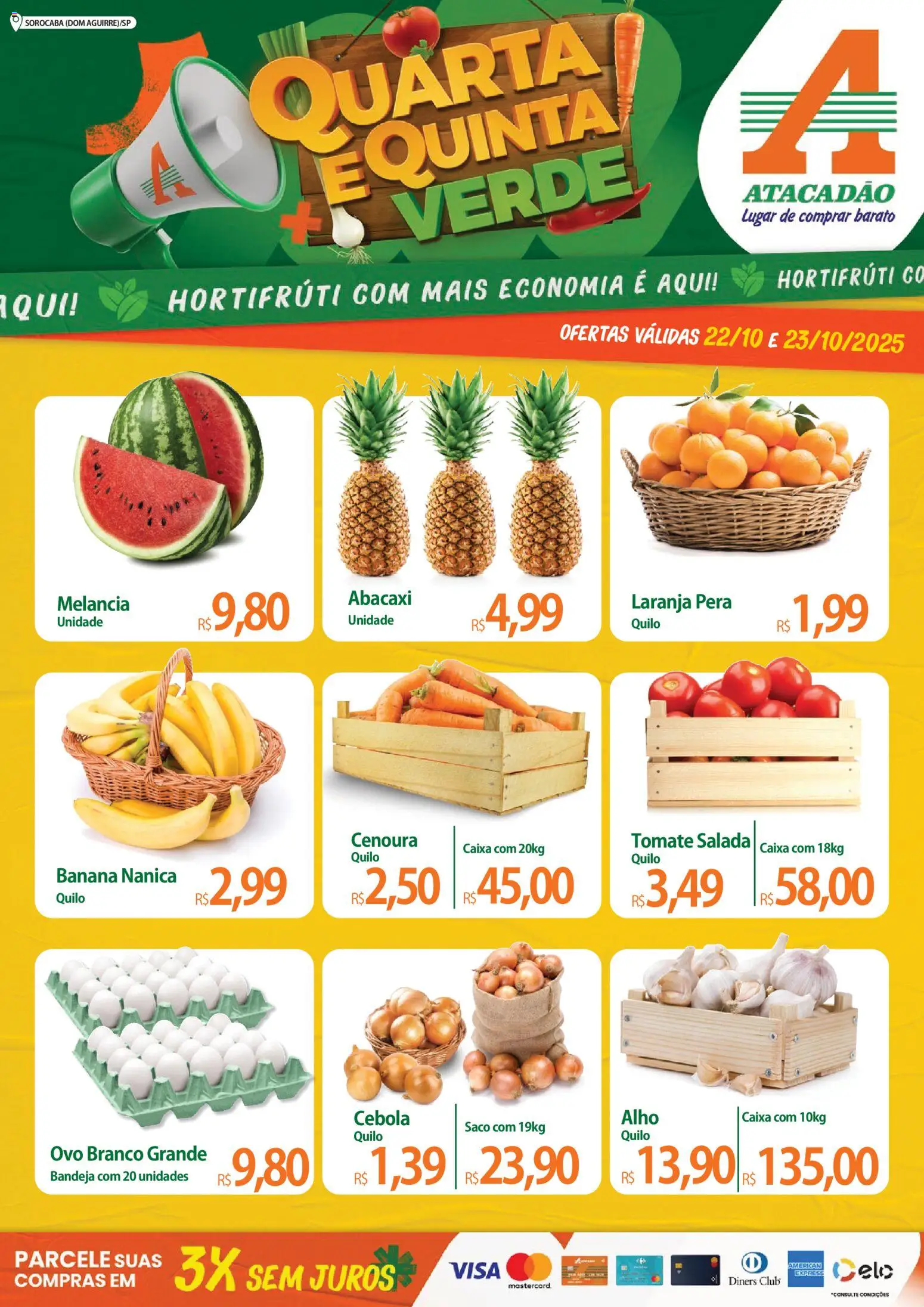 Atacadão folheto "Ofertas - SP" válido a partir de 22/10/2025 - número de página 1