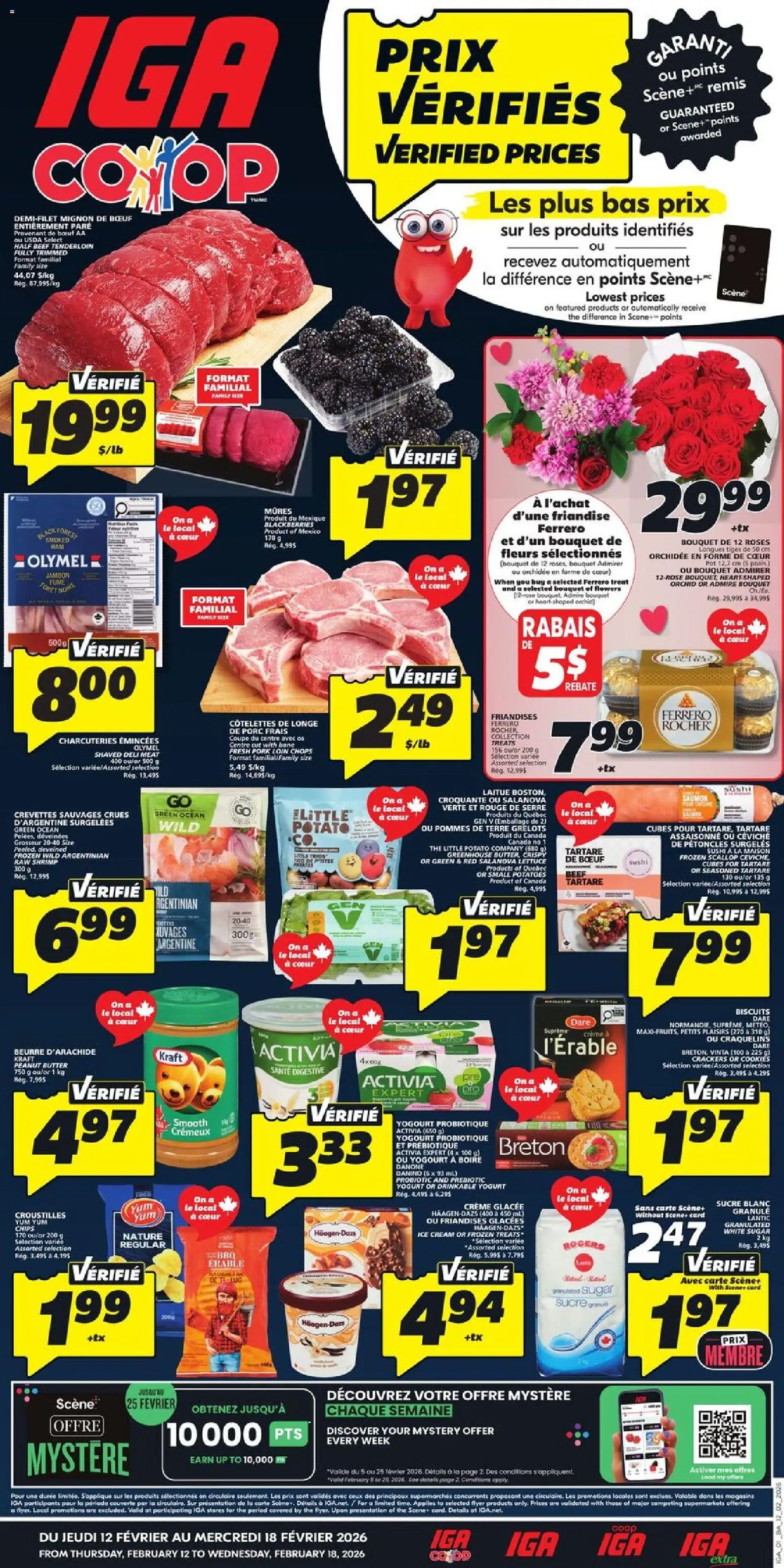 Preview of leaflet New Brunswick from shop IGA is valid from Feb 12, 2026