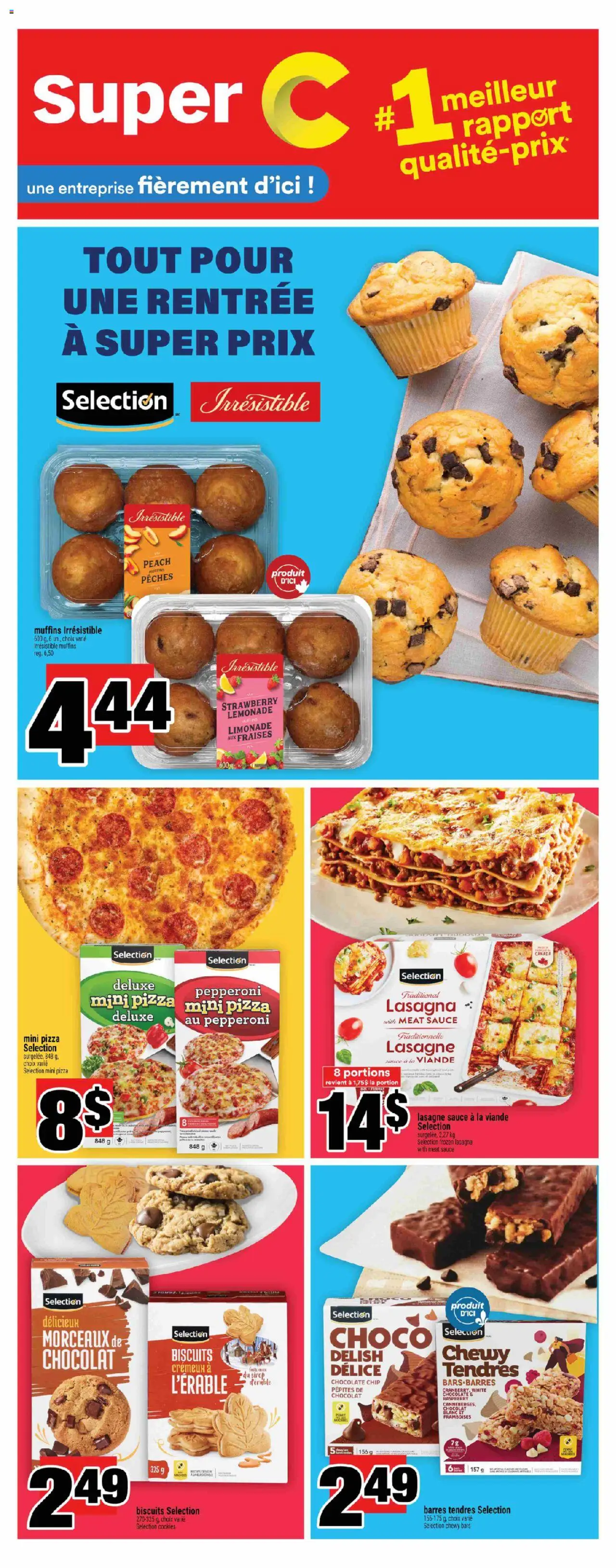 Super C flyer valid from Aug 21, 2025 - page number 1