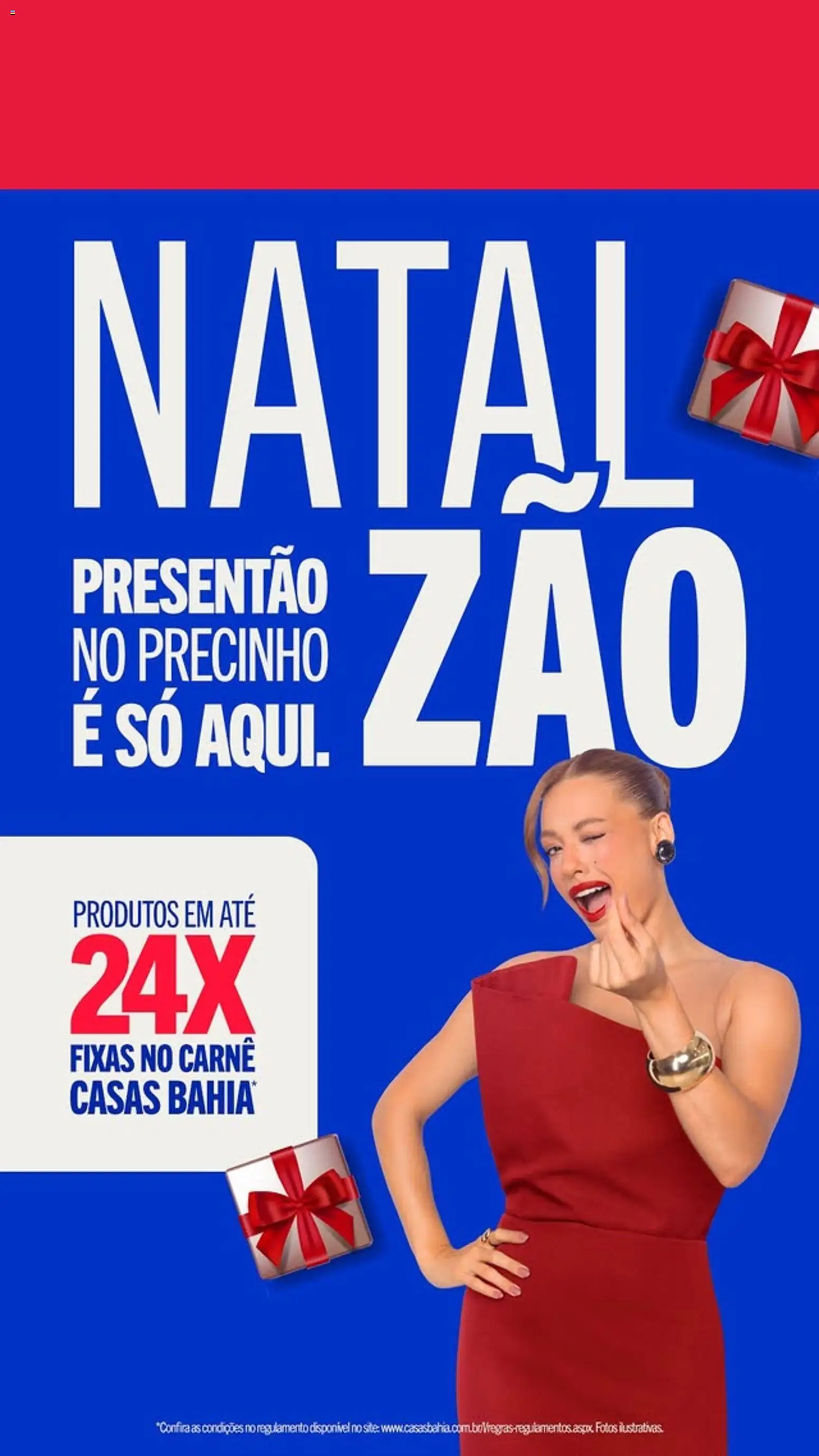 Pré-Visualização do folheto "Promoções" da loja Casas Bahia válido a partir de 12/12/2025
