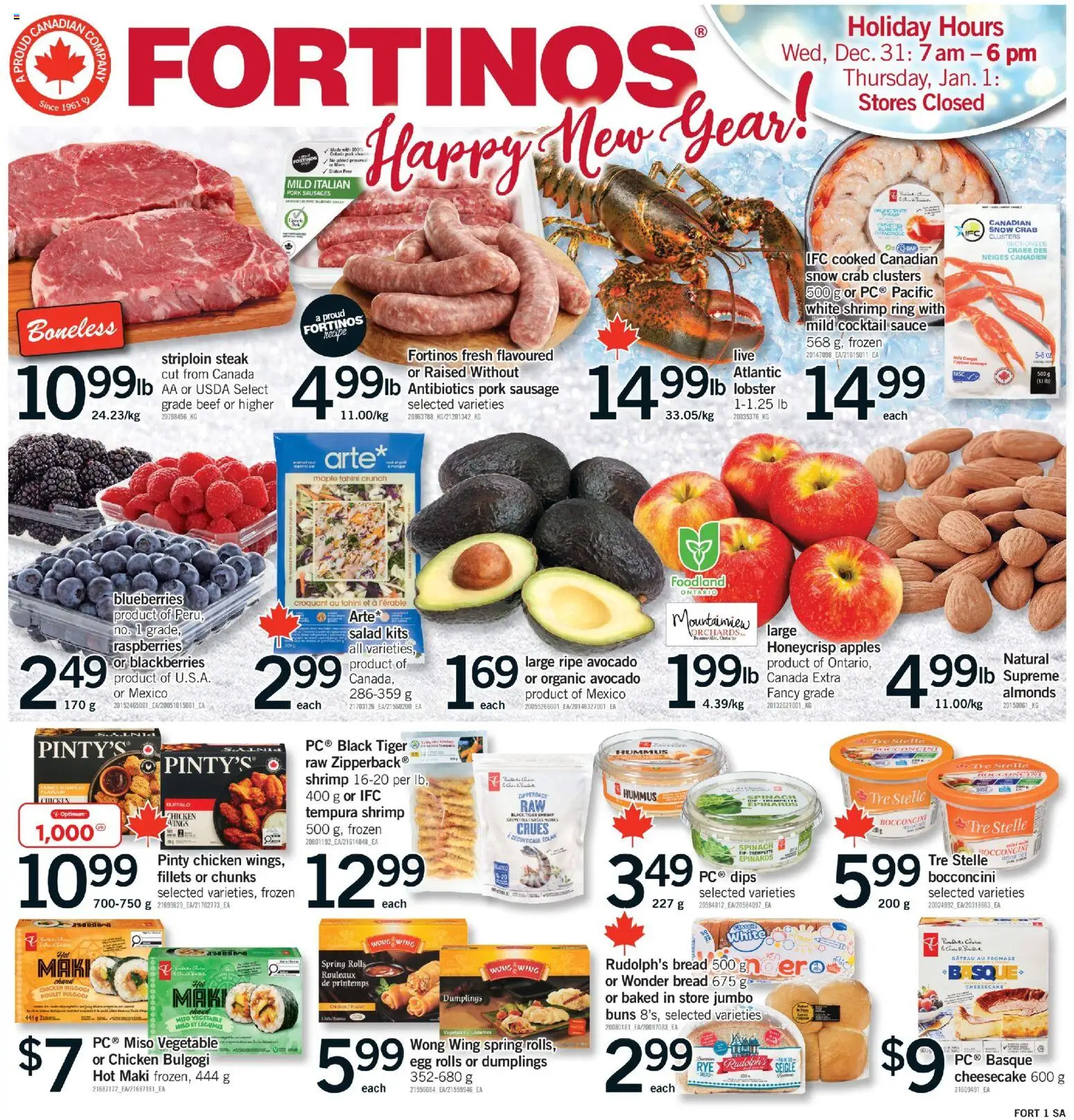 Preview of leaflet Brampton from shop Fortinos is valid from Dec 27, 2025