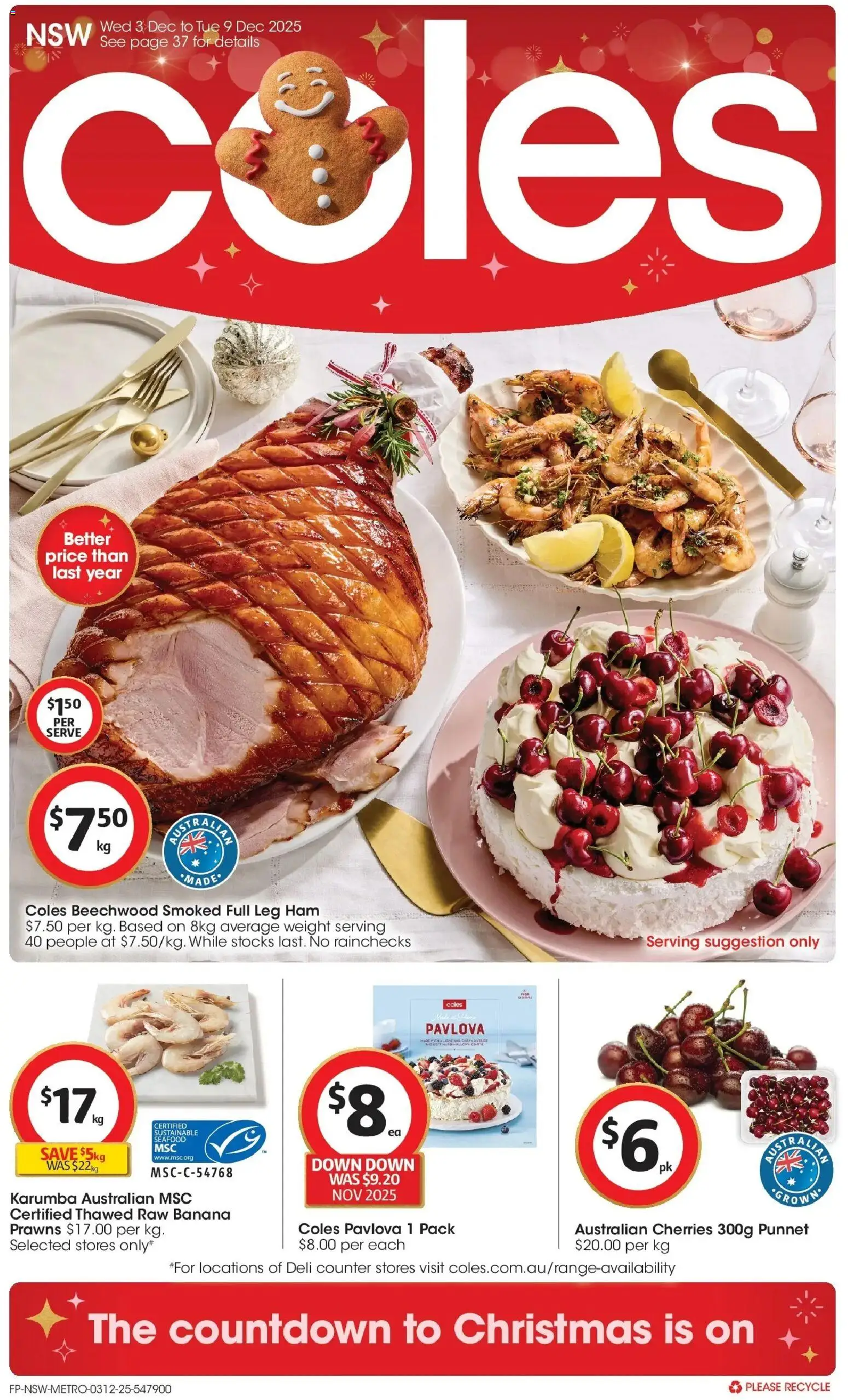 Preview of catalogue Catalogue NSW from shop Coles valid 03/12/2025
