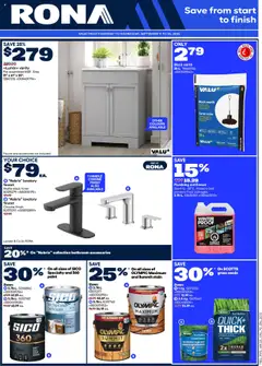 Preview of leaflet Weekly flyer / circulaire from shop Rona is valid from Sep 11, 2025