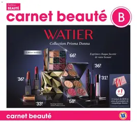 Preview of leaflet Carnet Beauté from shop Uniprix is valid from Oct 30, 2025