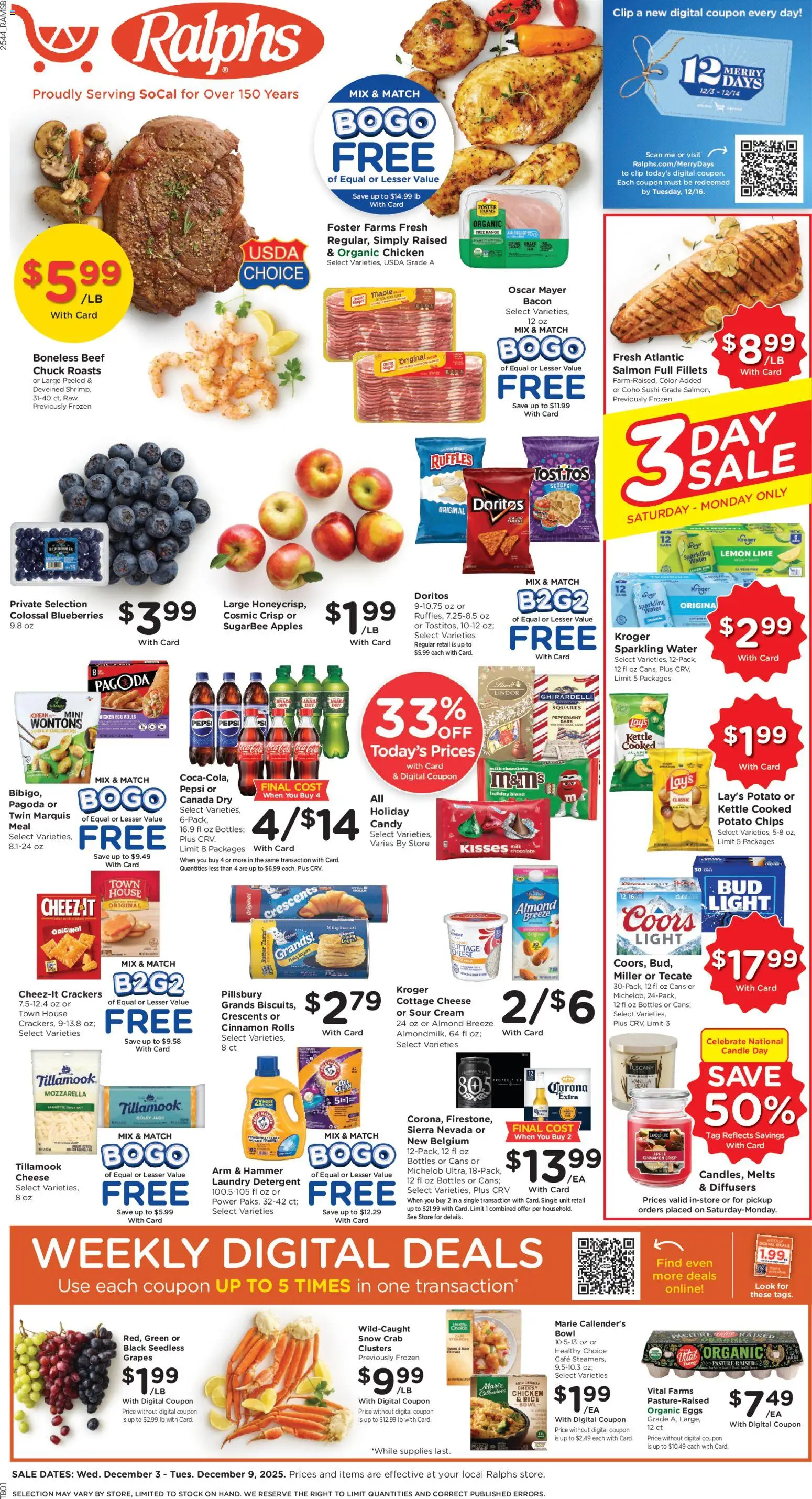 Ad Preview of Ralphs Weekly Ad from 12/03/2025