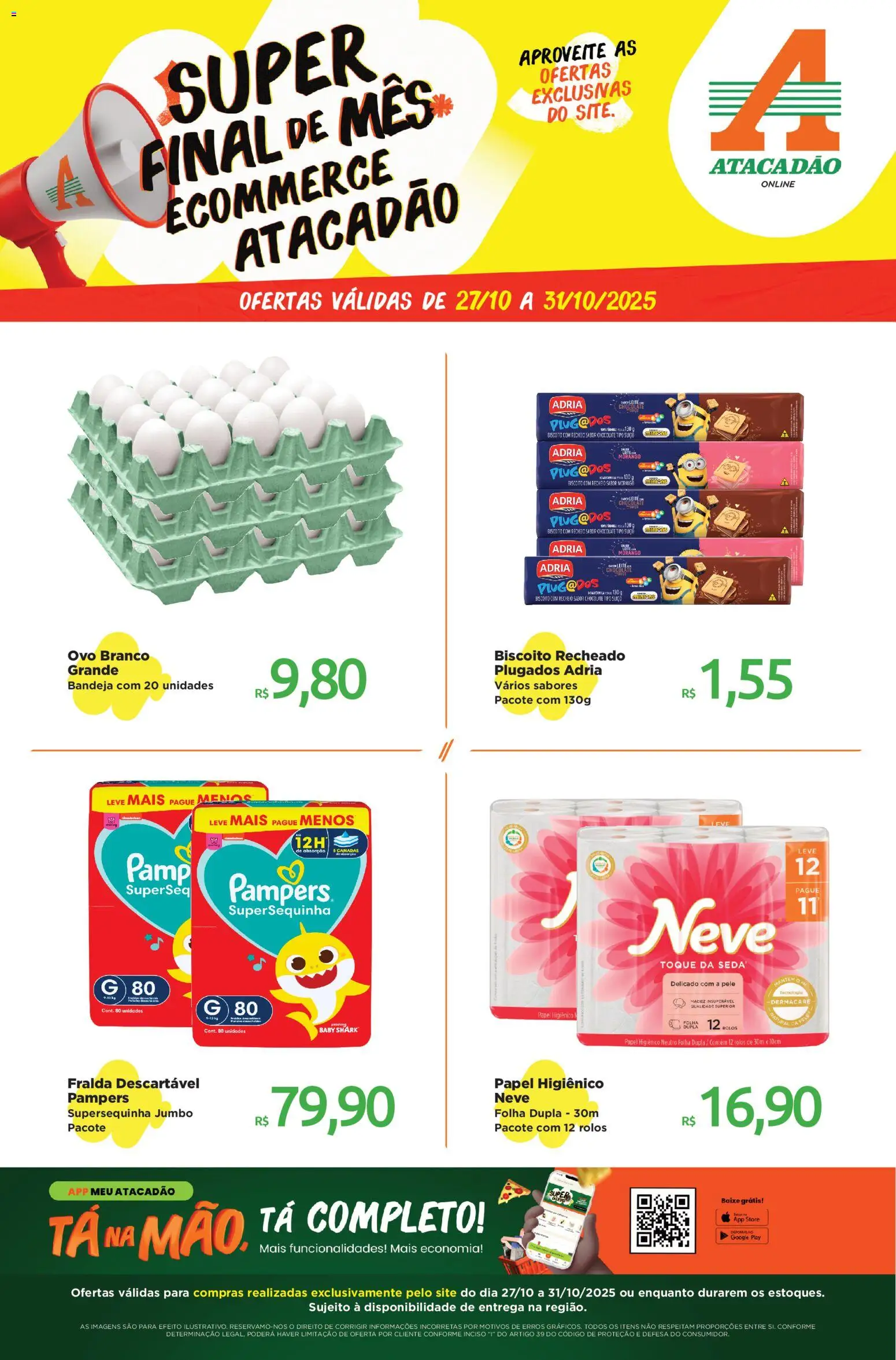 Atacadão folheto "Ofertas - SP" válido a partir de 27/10/2025 - número de página 1