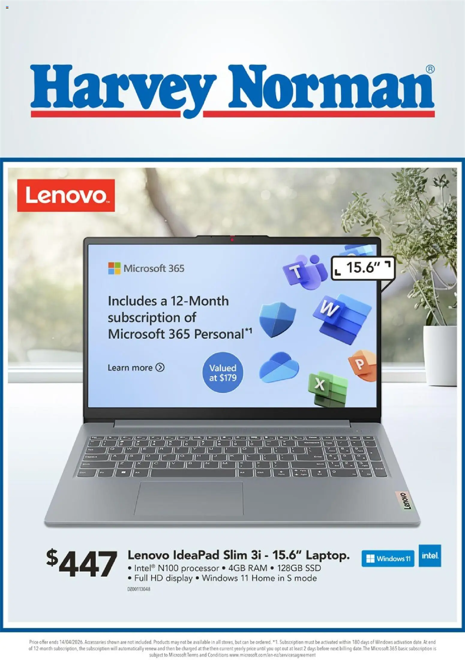 Preview of catalogue Harvey Norman Great Deals on Laptops & Gaming from shop Harvey Norman valid 11 Apr 2026