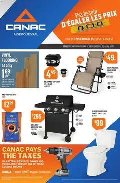 Preview of leaflet Canac weekly flyer from shop Canac is valid from Apr 16, 2026