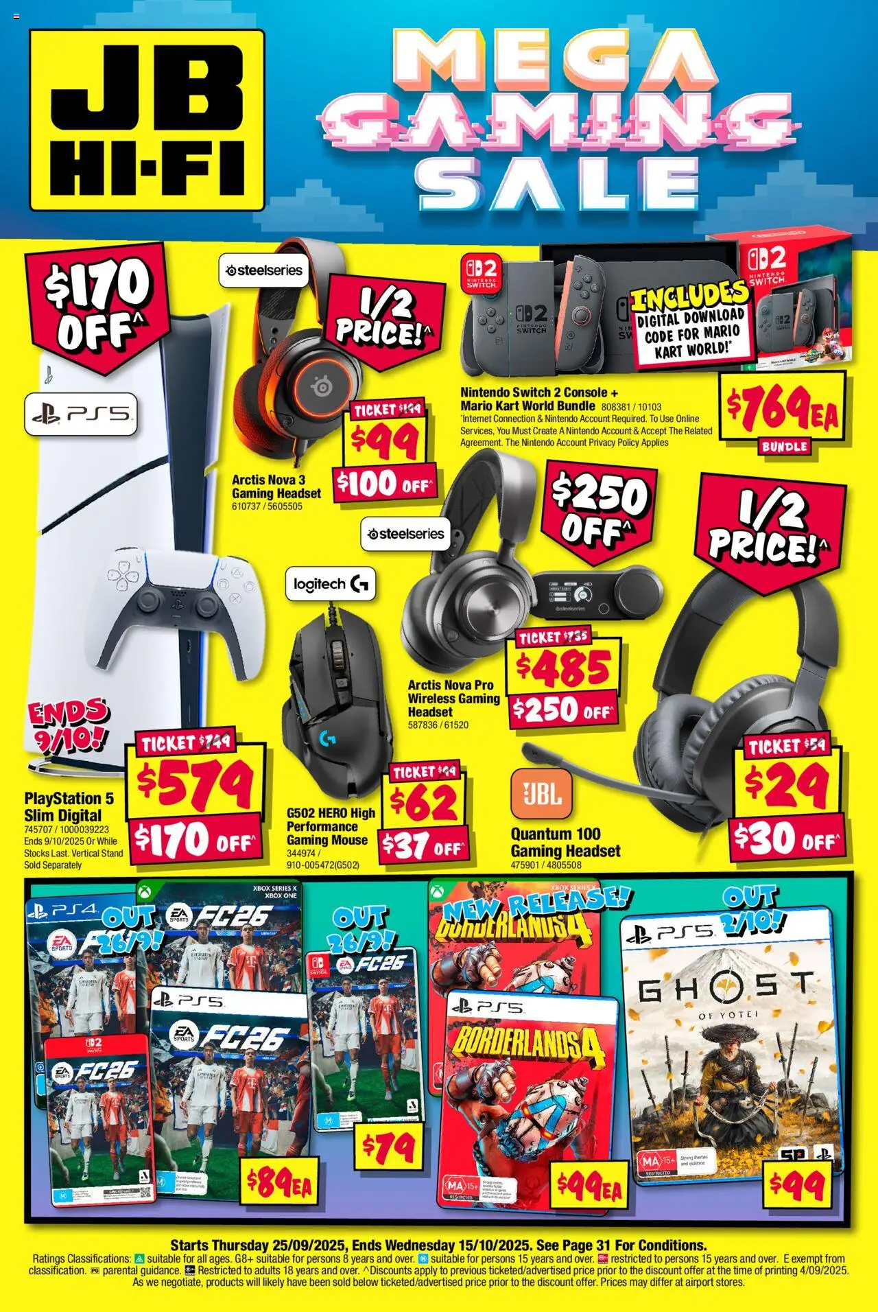 JB Hi-Fi catalogue valid from 25/09/2025 - page 1