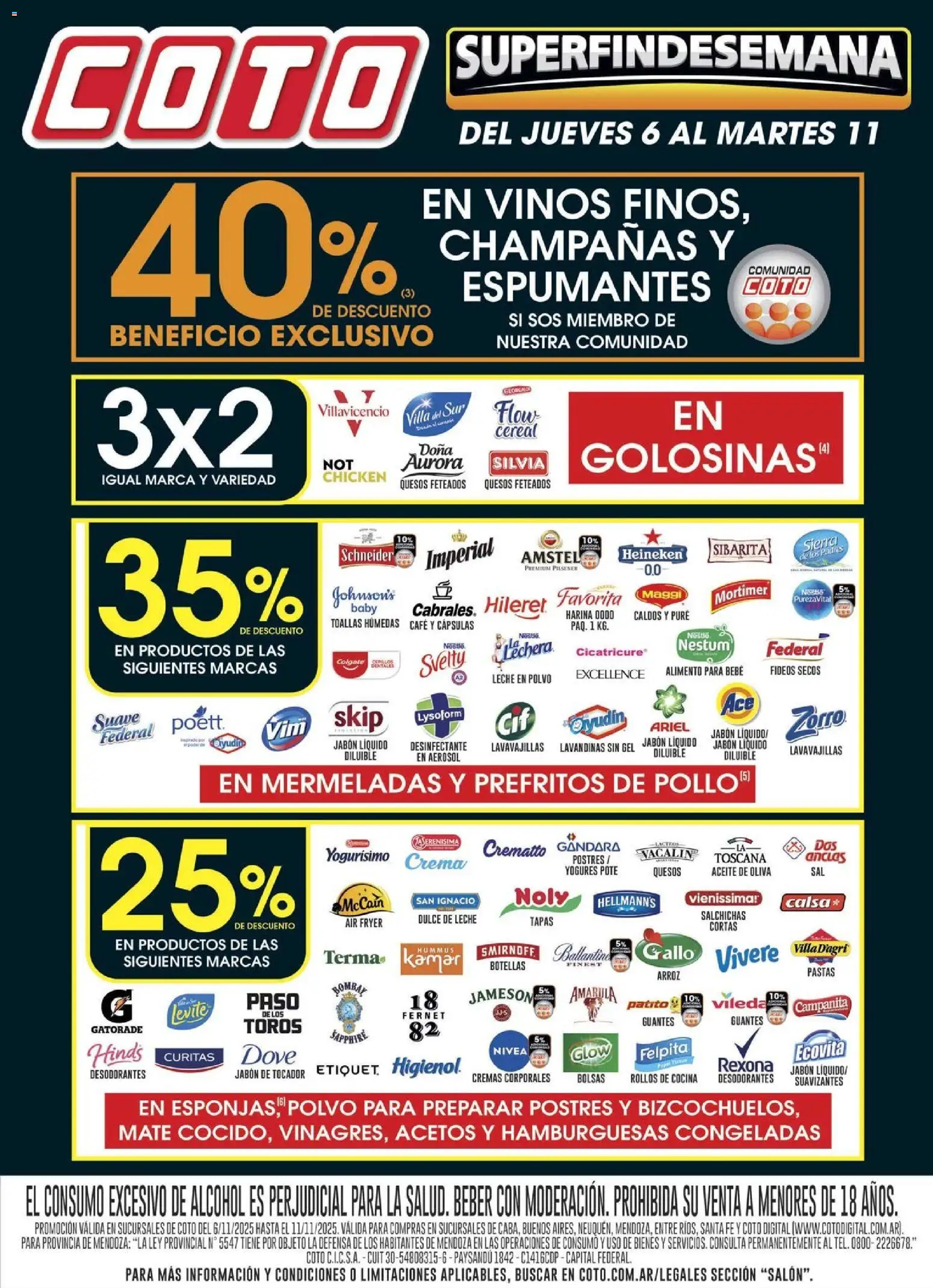 Vista previa del folleto de la tienda Coto válido desde el 06/11/2025 