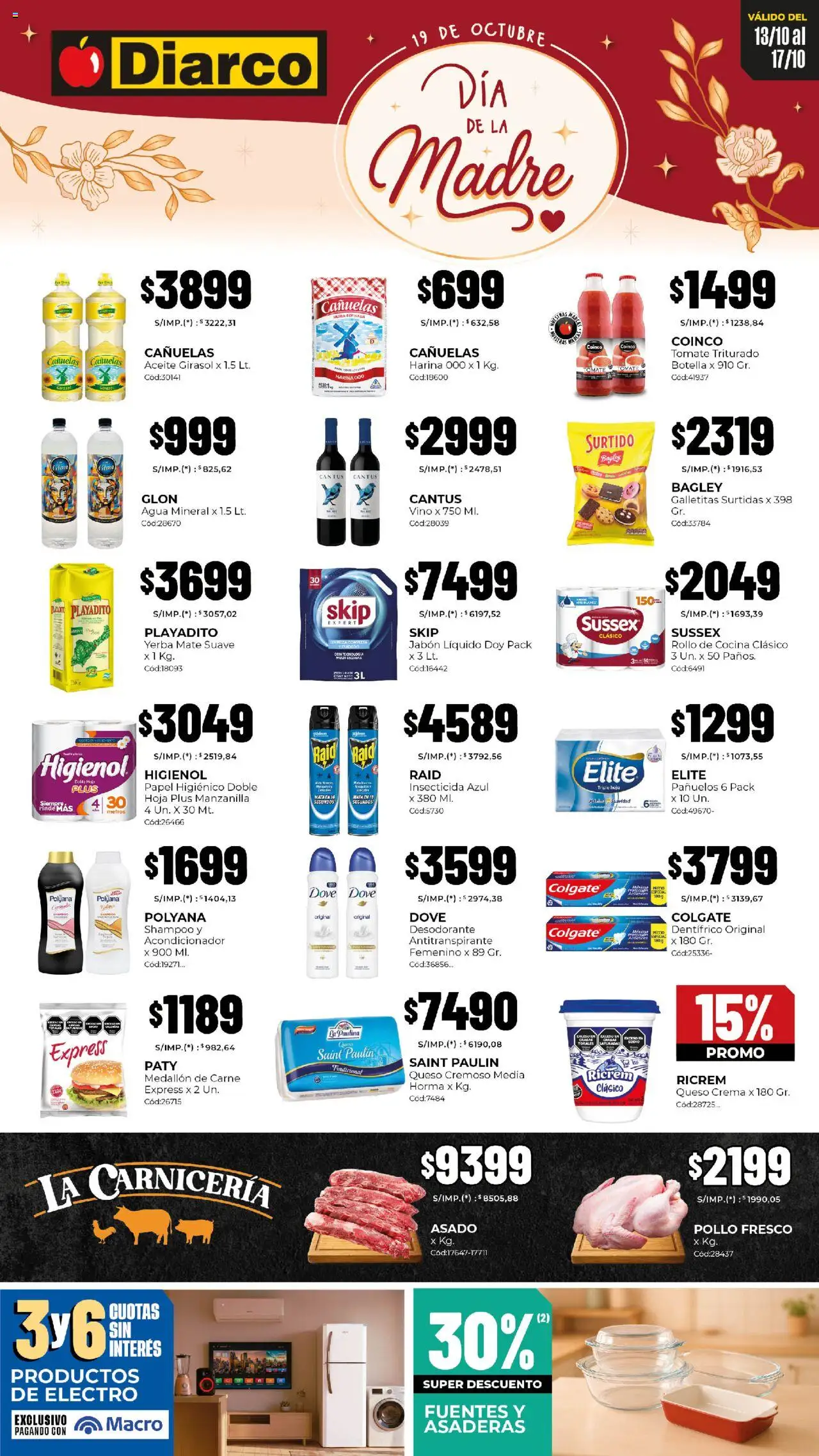 Diarco Ofertas Pueblo Interior del 13/10/2025 Online