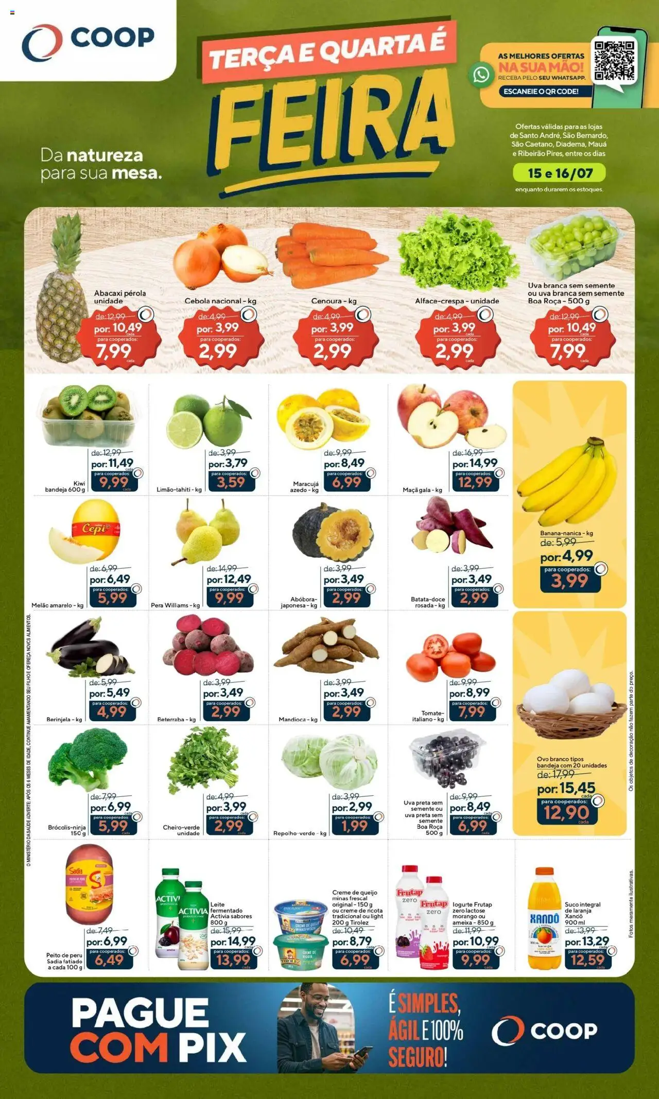 Coop folheto "Ofertas Terça e Quarta da Feira" válido a partir de 15/07/2025 - número de página 1