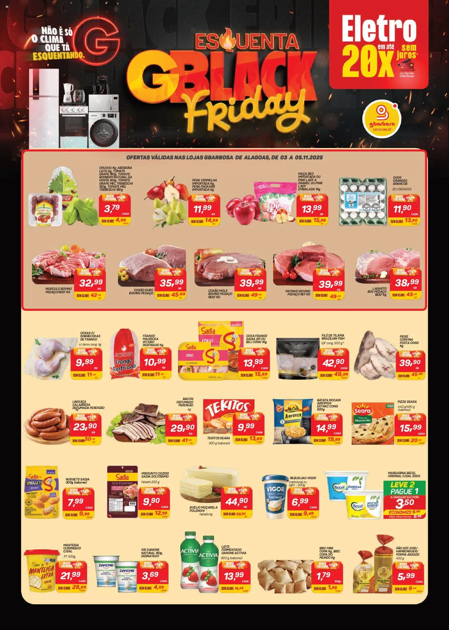 Pré-Visualização do folheto "Black Friday" da loja Gbarbosa válido a partir de 03/11/2025