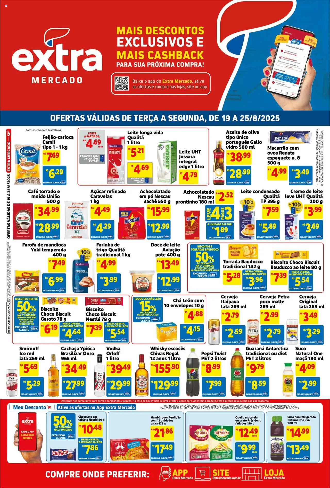 Extra folheto "Ofertas de Mercado" válido a partir de 19/08/2025 - número de página 1