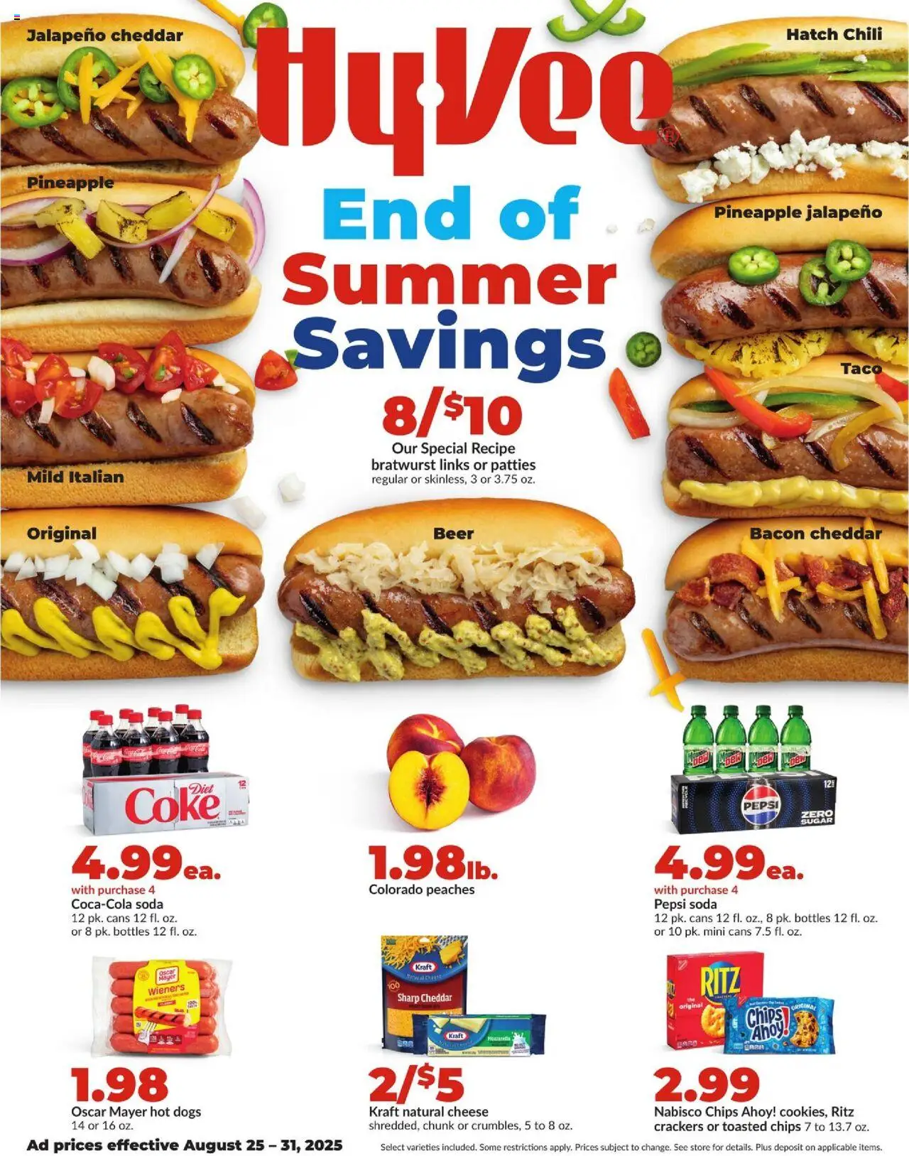 HyVee Weekly Ad from 08/25/2025 - Flyer - Page number 1